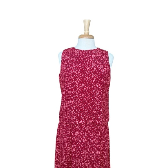 New Coldwater Creek Dress Zip Back Red White
Polka Dot Sleeveless Dress Size 12P - Picture 2 of 8